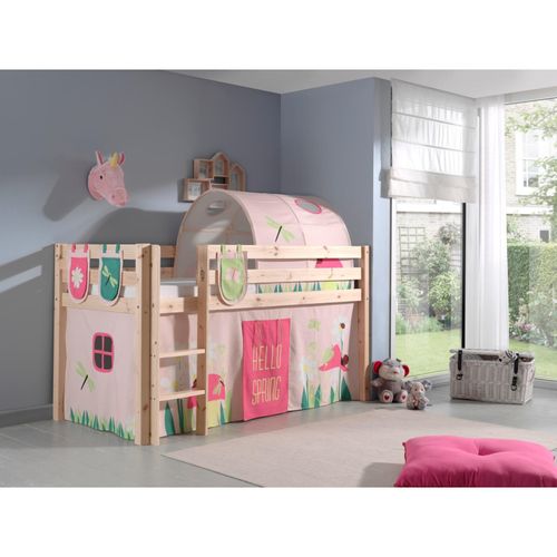 5420070227742 - VIPACK - Spielbett Pino mit Textilset Vorhang Tunnel und 3 Taschen Spring Ausf Kiefer massiv na 5420070227742 - VIPACK - Spielbett Pino mit Textilset Vorhang Tunnel und 3 Taschen Spring Ausf Kiefer massiv na