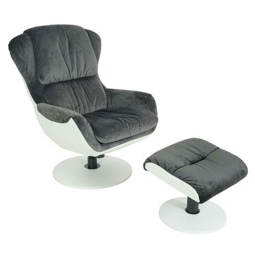 4057651293561 - Relaxsessel MCW-E52 Fernsehsessel TV-Sessel Hocker Samt ~ dunkelgrau 4057651293561 - Relaxsessel MCW-E52 Fernsehsessel TV-Sessel Hocker Samt ~ dunkelgrau