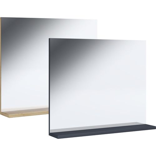 4051814410789 - Badspiegel Badspiegel rahmenlos Hängespiegel mit Ablage modernes Design Maße ca H 60 x B 50 x T 2 cm Wandspiegel ¿ Landos Gr 50 weiß honig eiche B50cm H60cm T2cm Holzwerkstoff Spiegel 4051814410789 - Badspiegel Badspiegel rahmenlos Hängespiegel mit Ablage modernes Design Maße ca H 60 x B 50 x T 2 cm Wandspiegel ¿ Landos Gr 50 weiß honig eiche B50cm H60cm T2cm Holzwerkstoff Spiegel