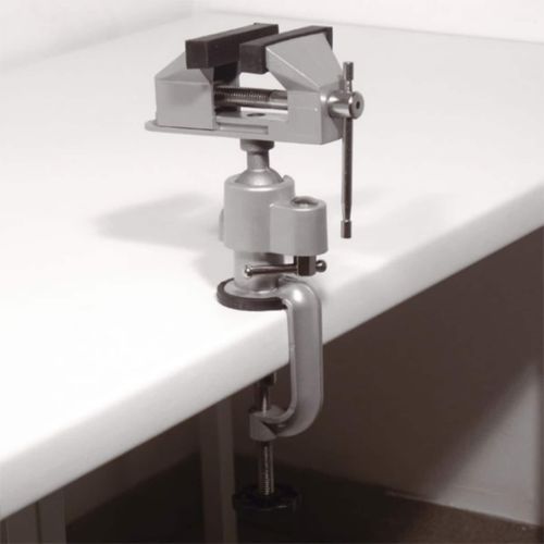 4043722007601 - Feinmechaniker Schraubstock 360° 45° neigbar Spannweite 50 mm Backenbreite 80 mm - Mauk