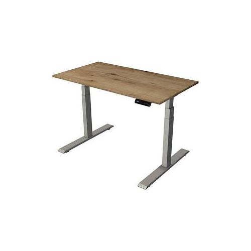 4044917441170 - Sitz-Steh-Schreibtisch Smart office 10188955 elektrisch höhenverstellbar 63-127cm (H) 120cmx65cm (BxT) rechteckig eiche   Si