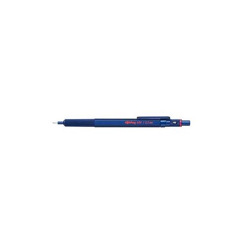 3026981142666 - rOtring 600 Druckbleistift | 05 mm | Blau | Ergonomisches Vollmetallgehäuse