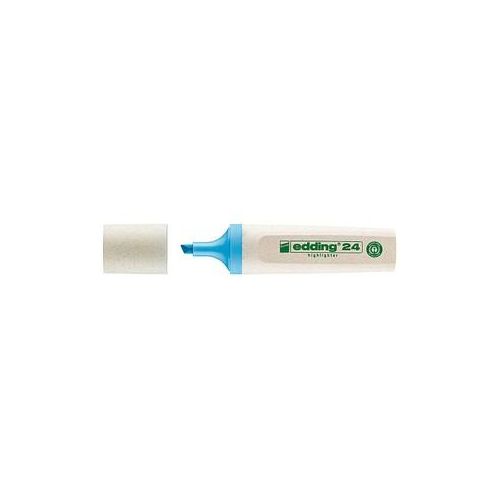 4004764917662 - Textmarker Highlighter 24 EcoLine 4-24010 blau 2-5mm Keilspitze 4004764917662 Edding