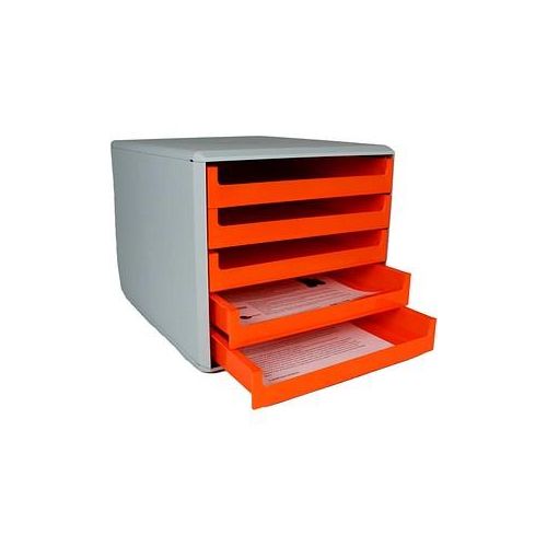 4009793839978 - Schubladenboxen Schubladenbox sunny-orange 30050959 DIN A4 285 x 357 x 260 cm