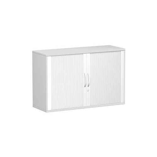 4038933486734 - Flex Rollladenschrank lichtgrau silber 1 Fachboden 1200 x 425 x 720 cm