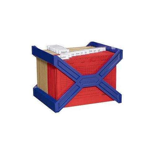 4005546209647 - Hängemappenkorb Carry Plus 2611 blau bis 30 Mappen leer stapelbar 4005546209647 Durable