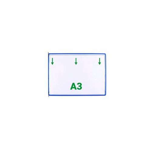 3377991181016 - Sichttafeln DIN A3 quer blau Öffnung oben 3377991181016 118101 10 Stück