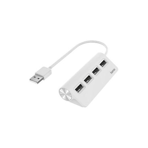 4047443436917 - USB Hub 4 Ports USB 20 480 Mbit s white USB-Hubs - USB 20 - 4 - Weiß