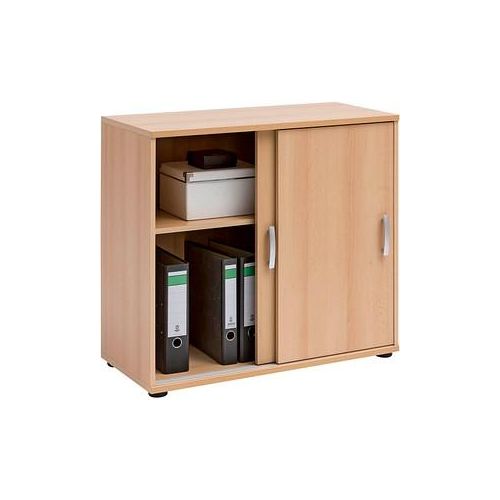 4260637312518 - Schiebetürenschrank 143856 samerberg-buche 1 Fachboden 850 x 395 x 780 cm