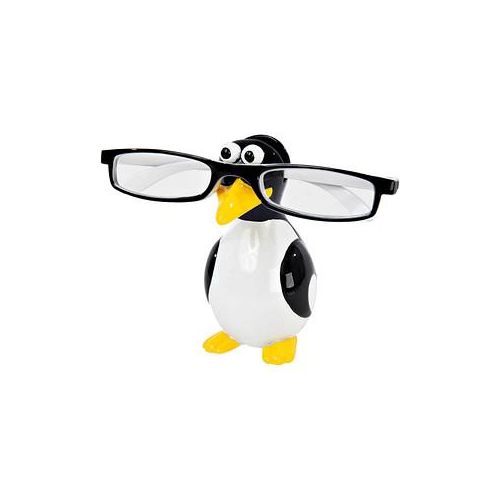 4003801800141 - WEDO Brillenhalter Pinguin schwarz weiß gelb Polyresin 46 x 52 x 93 cm