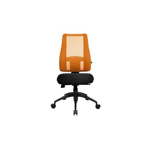 4014296080321 - Bürodrehstuhl Lady Sitness Deluxe ohne Armlehnen orange 4014296080321 Topstar