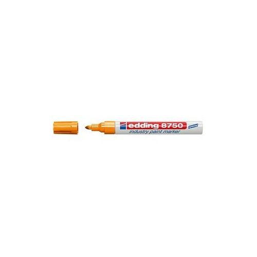 4004764103690 - 10 x Glanzlack-Marker edding 8750 industry paint marker orange