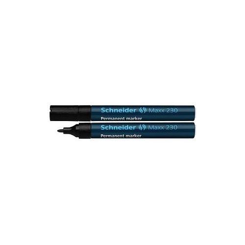 4004675000057 - Permanentmarker Maxx 230 10er Etui schwarz 1-3mm Rundspitze 10 Stück