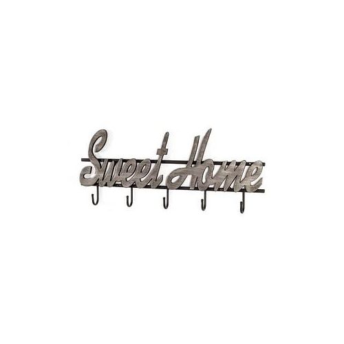 4001070177193 - Möbel Wandgarderobe 17719 silber Metall 5 Haken 600 x 240 cm 4001070177193 - Möbel Wandgarderobe 17719 silber Metall 5 Haken 600 x 240 cm