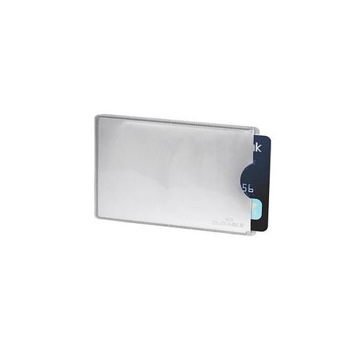 4005546981895 - DURABLE Kreditkartenhülle RFID SECURE silber 54 x 86 cm 1 St