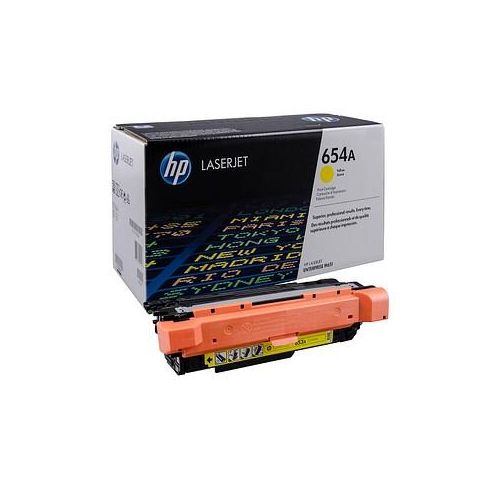 0886112501198 - Hewlett Packard Cartridge No 654A HP654A 654A Yellow Gelb (CF332A) (CF332A)