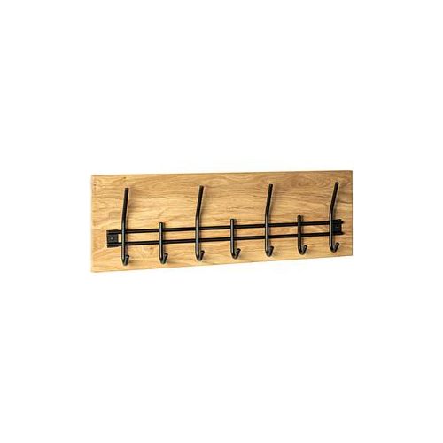 4001070235831 - Wandgarderobe 23583 braun Holz 6 Haken 600 x 200 cm 4001070235831 HAKU Möbel