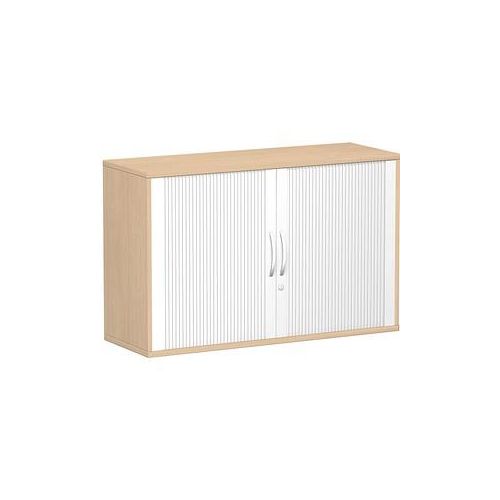 4038933486765 - Flex Rollladenschrank buche silber 1 Fachboden 1200 x 425 x 798 cm