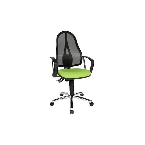 4014296238326 - Bürostuhl Point 60 Netz Plus G050 Stoff grün Gestell chrom 4014296238326 - Bürostuhl Point 60 Netz Plus G050 Stoff grün Gestell chrom