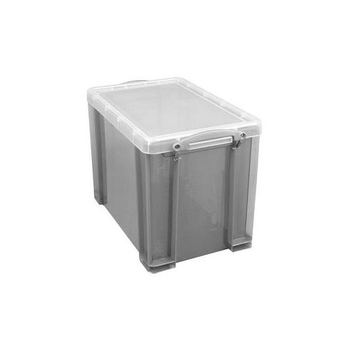 5060321920130 - Aufbewahrungsbox 19TSMK 19 Liter mit Deckel für A4 Hängemappen außen 395x255x290mm Kunststoff grau transparent 5060321920130