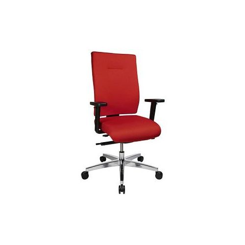 4014296559605 - Bürostuhl Sitness 70 PS79BH W51 Stoff rot Gestell alu