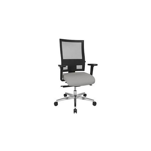 4014296956299 - Bürostuhl Sitness 60 PS69BH W53 grau schwarz alu Stoff