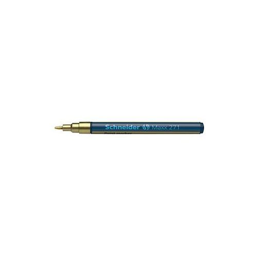 4004675009548 - Lackmarker Maxx 271 SN127153 Stift gold 1-2mm Rundspitze 4004675009548 Schneider