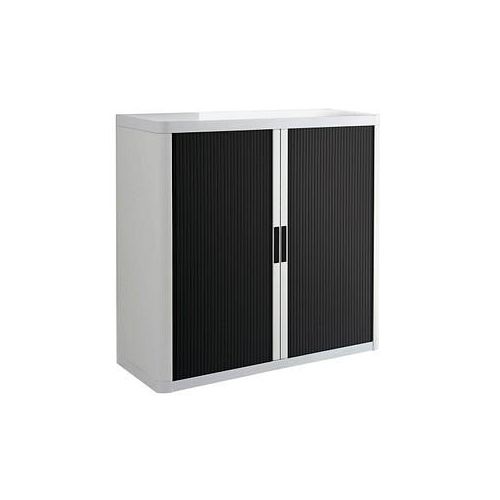 3660141934748 - Aktenschrank easy Office E1C0010000020 Kunststoff Stahl abschließbar 2 OH 110 x 104 x 415 cm keine Fachböden schwarz wei 3