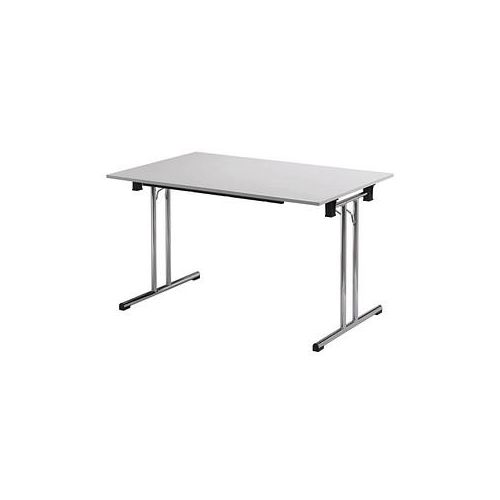 3700245507933 - Klapptisch ohne TPCH147G 74cm (H) 140x70cm (BxT) rechteckig grau   chrom 3700245507933 SODEMATUB