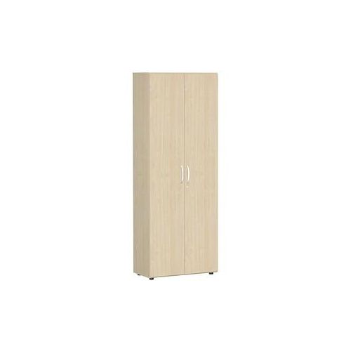 4038933481852 - Akten- Garderobenschrank Flex S-386128AA Holz abschließbar 2 OH 80 x 216 x 42 cm ahorn 4038933481852 Geramöbel