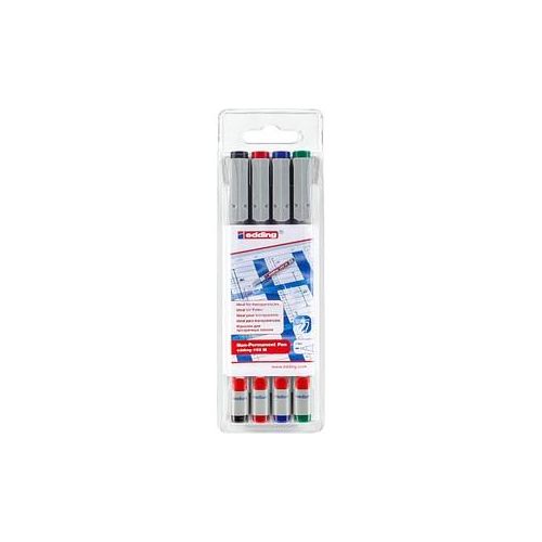 4004764003556 - Folienstift 152 M farbig sortiert 10 mm 4er-Etui non-permanent 4004764003556 4 Stück