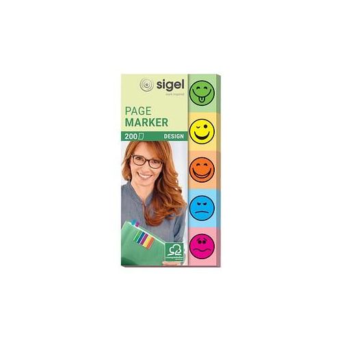 4004360902505 - Index Haftstreifen Design Smile gelb 50x100mm 200 Bl 4004360902505 200 Streifen