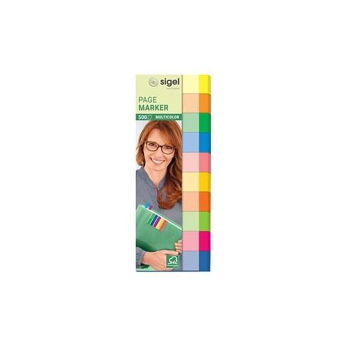 4004360972799 - Index Haftstreifen Multicolor 10 farbig 150 x 50mm 4004360972799 500 Streifen