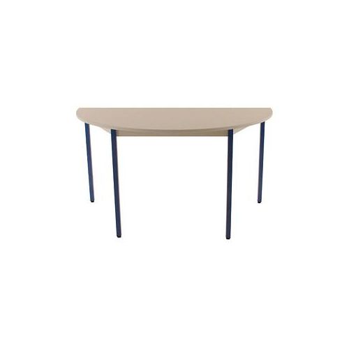 3700245510391 - Schreibtisch 140DRGBL 65-130cm (H) 140x70cm (BxT) halbrund grau   blau 3700245510391 SODEMATUB