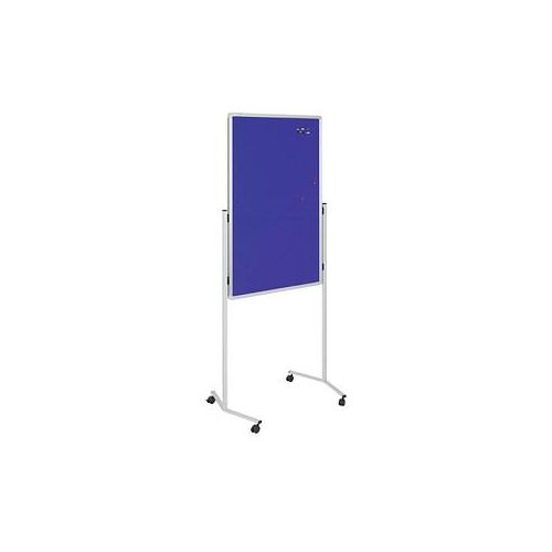 8713797027731 - Moderationstafel Professional 7-210400 75x120cm Filz + Whiteboard (beidseitig) pinnbar beschreibbar magnetisch mit Rollen