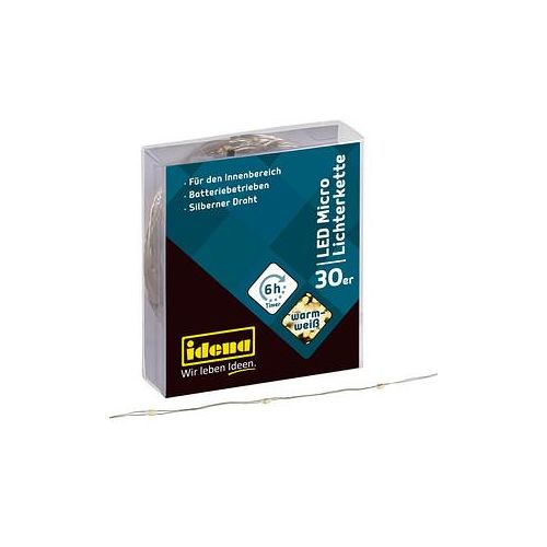 4002372718244 - Lichterkette 31824 Micro 30 LEDs Länge 32m 4002372718244 Idena