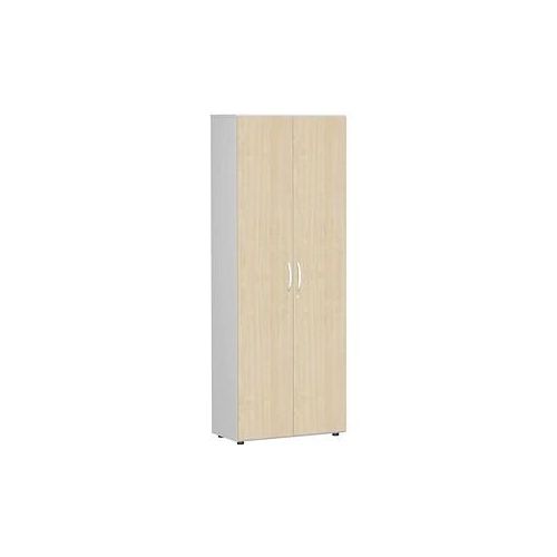 4038933486567 - Aktenschrank Flex S-386100-AL lichtgrau ahorn 5 Fachböden 800 x 420 x 2160 cm