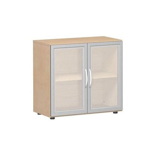 4038933075716 - Aktenschrank Flex S-382800-GTB buche Acrylglas satiniert 1 Fachboden 800 x 420 x 752 cm