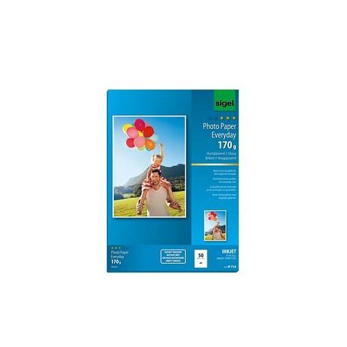 4004360998843 - Fotopapier Everyday IP714 A4 für Inkjet 170g weiß hochglänzend einseitig bedruckbar 4004360998843 50 Blatt