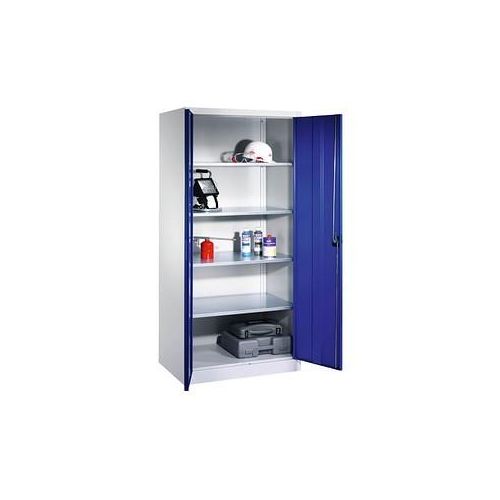 4064615115593 - CP Stahlschrank 8922-00 S10550 lichtgrau enzianblau 930 x 600 x 1950 cm aufgebaut 4064615115593 - CP Stahlschrank 8922-00 S10550 lichtgrau enzianblau 930 x 600 x 1950 cm aufgebaut