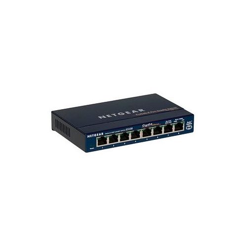 0606449025187 - GS108GE GS108GE 8-Port Gigabit Switch lüfterlos Metallgehäuse GS108GE 0606449025187