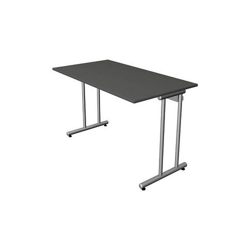 4044917441088 - Schreibtisch Smart office 11188013 75cm (H) 120cmx65cm (BxT) rechteckig anthrazit   Silber 4044917441088 Kerkmann