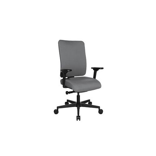 4014296751665 - Bürostuhl Sitness Open X (P) Deluxe mit Schiebesitz OX60WTW2 T23 Stoff grau Gestell schwarz