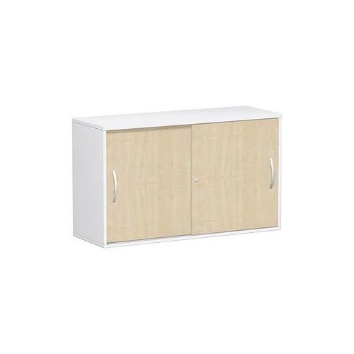 4038933486970 - Schiebetürenschrank Flex S-312153-AW weiß ahorn 1 Fachboden 1200 x 425 x 720 cm