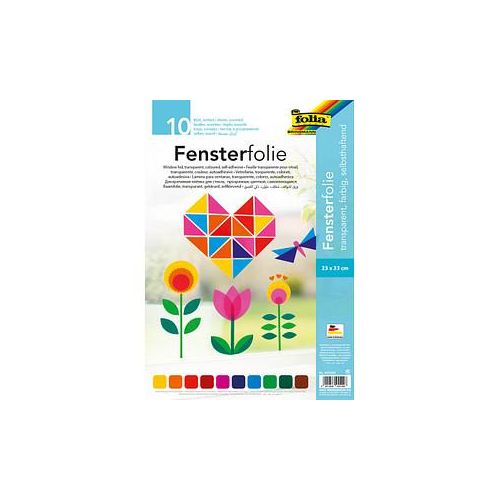 4001868455496 - Fensterfolie farbig 23x33cm 4001868455496 folia 455409 10 Blatt