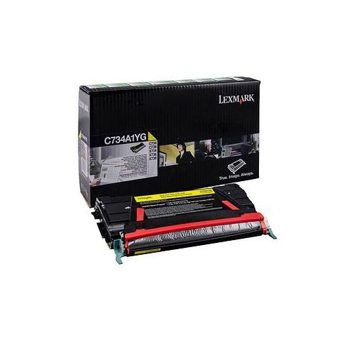 0734646047586 - Original Toner gelb 6000 Seiten (C734A1YG) für C734dn dtn dw n C736dn dtn n X734de X736de X738de dte