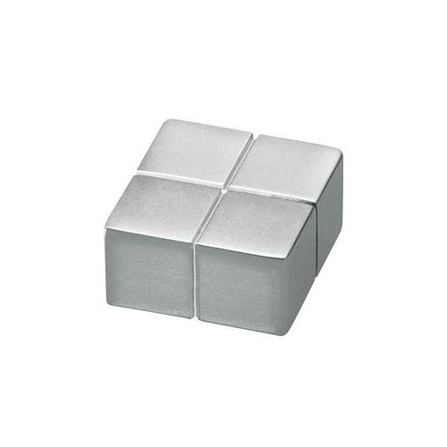 4004360794353 - BA195 SuperDym-Magnet C10 Extra-Strong - bis zu 13 Bl (A4 80g m²) - Cube-Design - 20x20 mm - silber - 1 Stück 4004360794353 