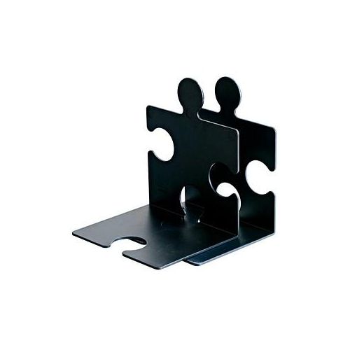 4012473921276 - Buchstützen Han Buchstütze Puzzle sz 2St 123 x 142 x 171 cm schwarz