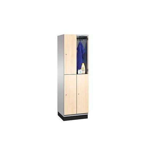 4062084074694 - Schließfachschrank Cambio 45101-20 Metall 2 Abteile mit 8 Fächern abschließbar 60x198cm (BxH) birke 4062084074694 C+P-Möbel 4062084074694 - Schließfachschrank Cambio 45101-20 Metall 2 Abteile mit 8 Fächern abschließbar 60x198cm (BxH) birke 4062084074694 C+P-Möbel
