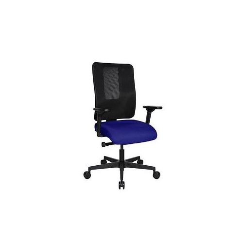 4014296751634 - Bürostuhl Sitness Open X (N) Deluxe mit Schiebesitz OX30WTW2 T380 royalblau schwarz schwarz Stoff